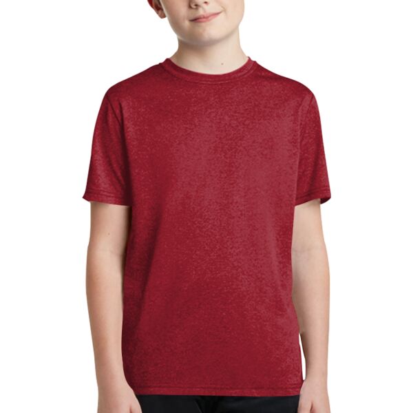Sport Tek Youth Heather Contender Tee YST360 Youth Heather Contender Tee Thumbnail